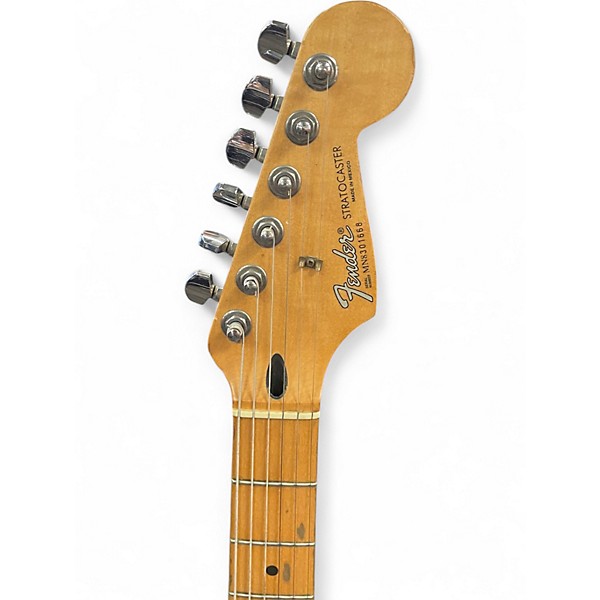 Used Fender Standard Stratocaster 3 Tone Sunburst Solid Body Electric Guitar