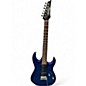Used Ibanez GRG20Z Gio Blue Ghost Flames Solid Body Electric Guitar thumbnail