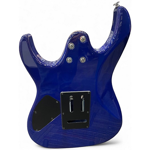 Used Ibanez GRG20Z Gio Blue Ghost Flames Solid Body Electric Guitar