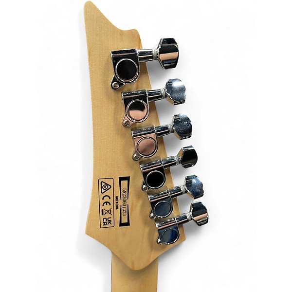 Used Ibanez GRG20Z Gio Blue Ghost Flames Solid Body Electric Guitar