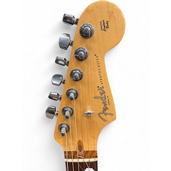 Used Fender American Standard Stratocaster HSS Shawbucker 3 Color Sunburst Solid Body Electric Guitar