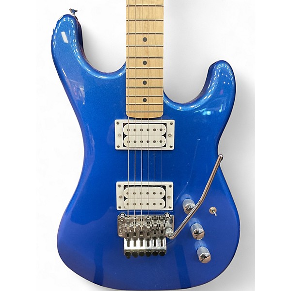 Used Kramer Pacer Classic BLUE SPARKLE Solid Body Electric Guitar