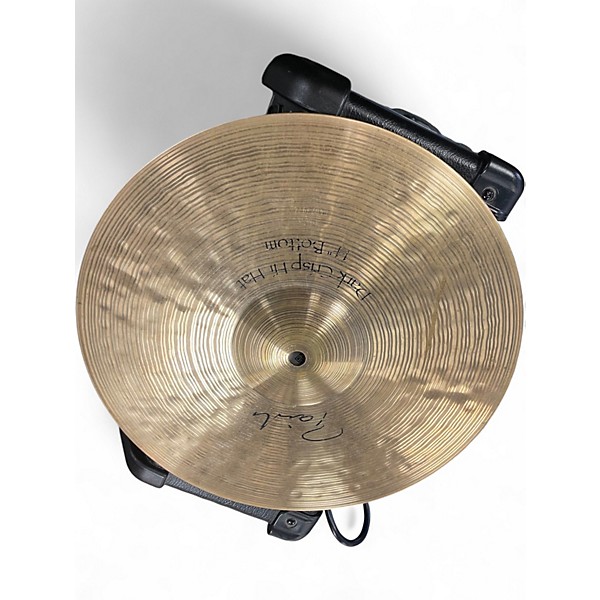 Used Paiste 14in Signature Dark Crisp Hi Hat Pair Cymbal
