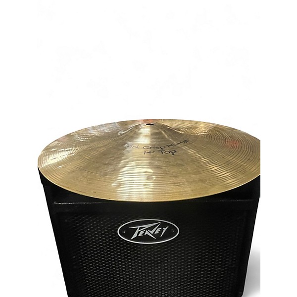 Used Paiste 14in Signature Dark Crisp Hi Hat Pair Cymbal
