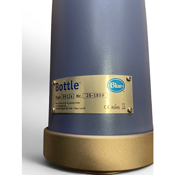 Used Blue Blue Bottle Tube with B6 Capsule Tube Microphone