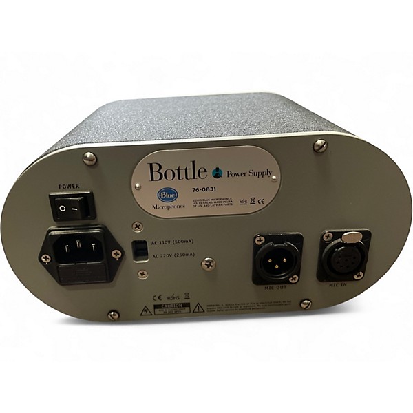 Used Blue Blue Bottle Tube with B6 Capsule Tube Microphone