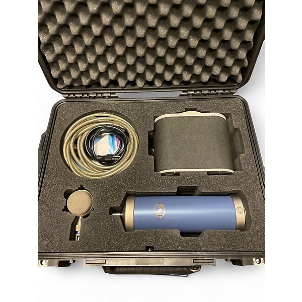 Used Blue Blue Bottle Tube with B6 Capsule Tube Microphone