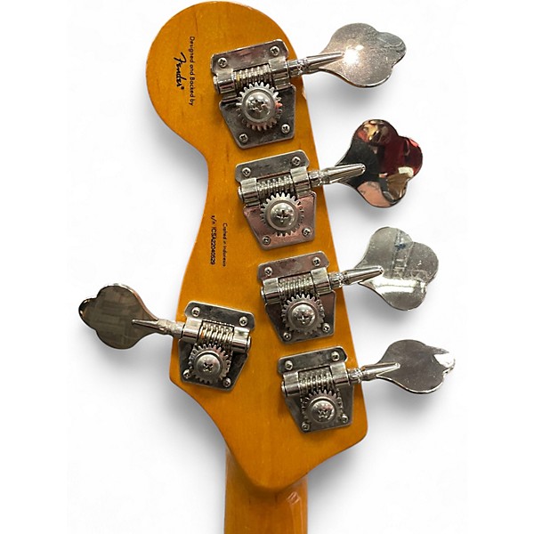 Used Squier Classic Vibe 70s Jazz Bass V Black Electric Bass Guitar