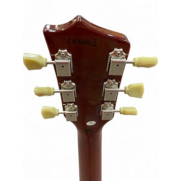 Used Jet LP STYLE Orange Solid Body Electric Guitar