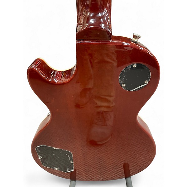 Used Jet LP STYLE Orange Solid Body Electric Guitar