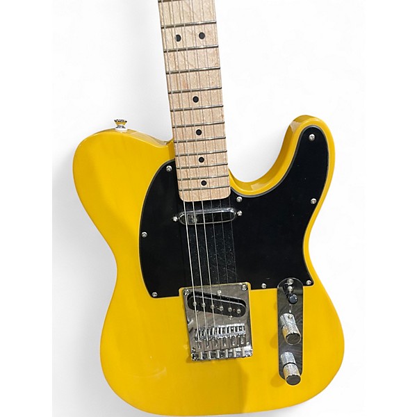 Used Squier SONIC TELECASTER Butterscotch Solid Body Electric Guitar