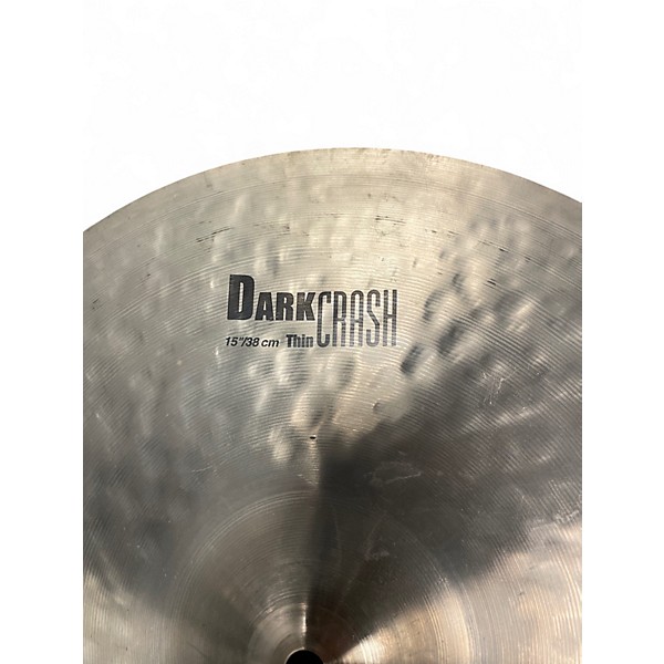 Used Zildjian 15in K Custom Dark Crash Cymbal