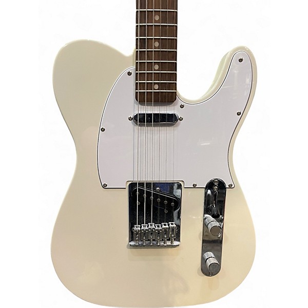 Used Squier Affinity Telecaster Olympic White Solid Body Electric Guitar