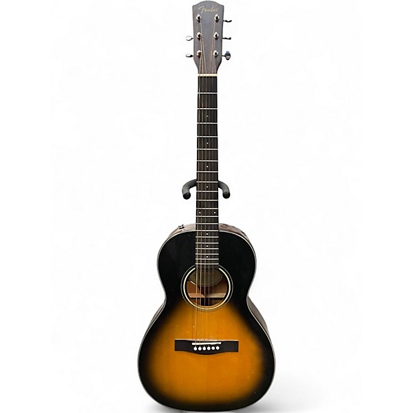 Used Fender CP100 Parlor Tobacco Burst Acoustic Guitar