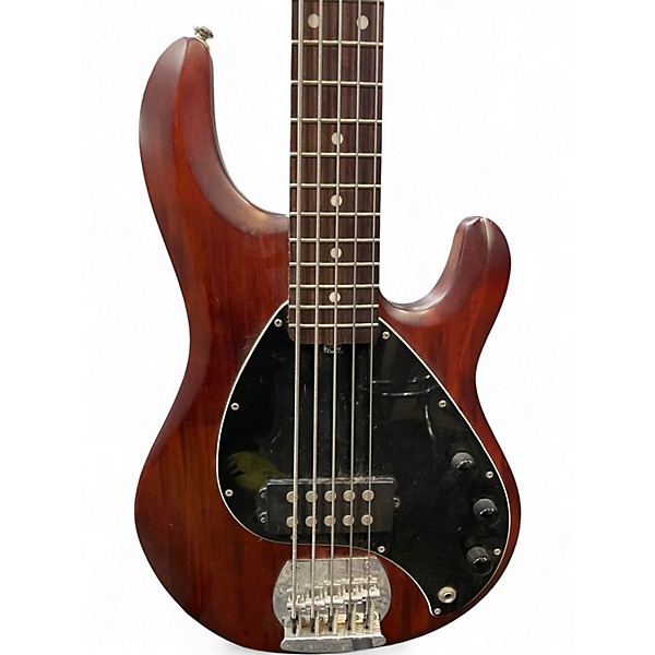 Used Sterling by Music Man Sub Series StingRay RAY5 H Satin Walnut Electric Bass Guitar