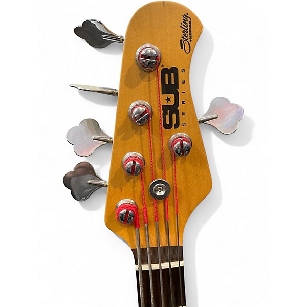 Used Sterling by Music Man Sub Series StingRay RAY5 H Satin Walnut Electric Bass Guitar
