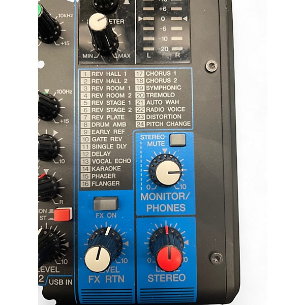 Used Yamaha MG12XU Unpowered Mixer