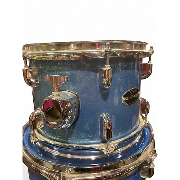 Used PDP by DW 5 Piece Center Stage Blue Sparkle Drum Kit