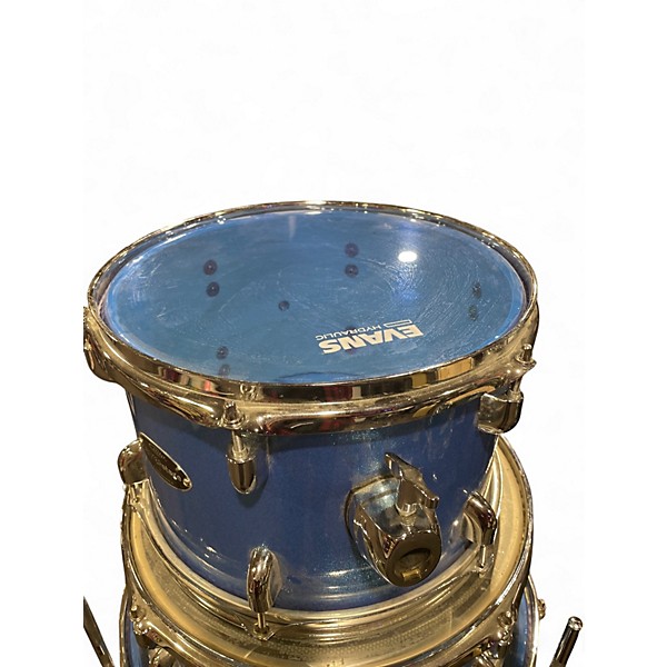 Used PDP by DW 5 Piece Center Stage Blue Sparkle Drum Kit