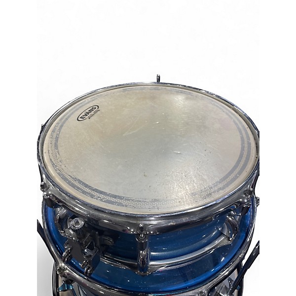 Used PDP by DW 5 Piece Center Stage Blue Sparkle Drum Kit