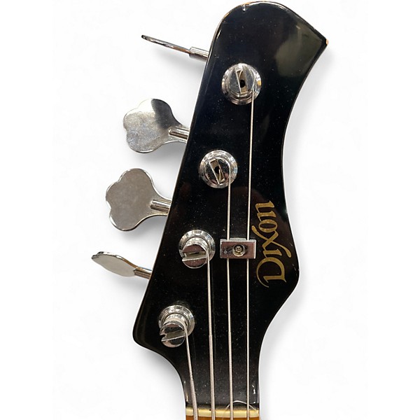 Used Dixon Bass Black Electric Bass Guitar