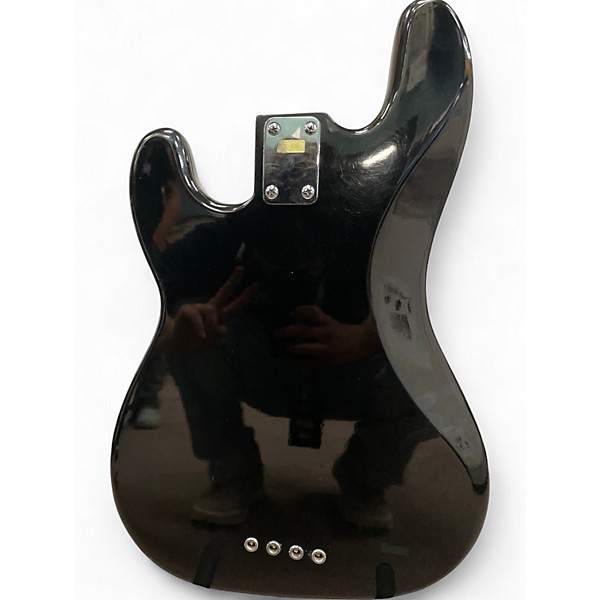 Used Dixon Bass Black Electric Bass Guitar