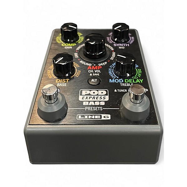 Used Line 6 POD EXPRESS BASS AMP MODELER Effect Processor