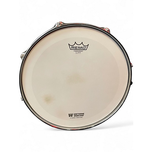 Used Gretsch Drums 6X14 Snare Red Drum