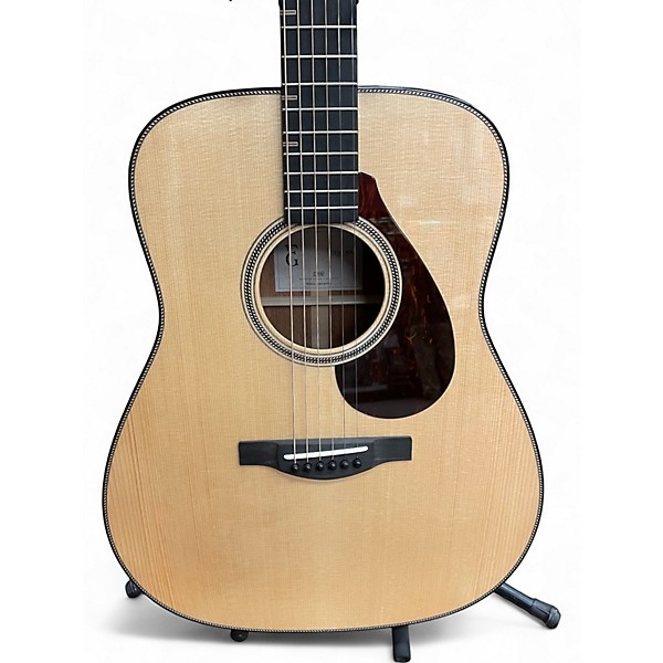 Used Yamaha FG9 MX Natural Acoustic Electric Guitar