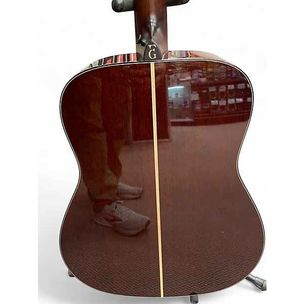 Used Yamaha FG9 MX Natural Acoustic Electric Guitar