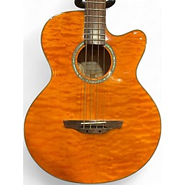 Used Takamine EG512C Orange Acoustic Bass Guitar