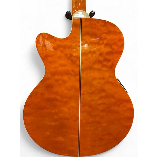 Used Takamine EG512C Orange Acoustic Bass Guitar