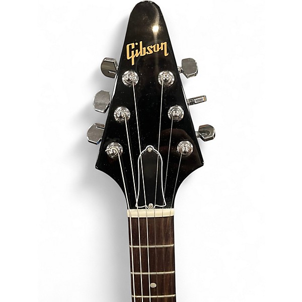 Used Gibson Flying V Black Solid Body Electric Guitar
