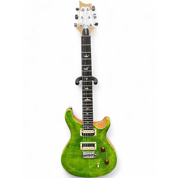 Used PRS SE CUSTOM 24-08 Green Solid Body Electric Guitar