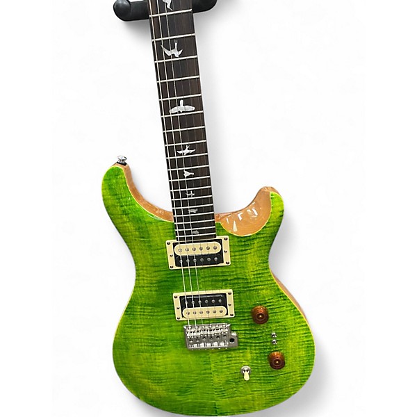 Used PRS SE CUSTOM 24-08 Green Solid Body Electric Guitar