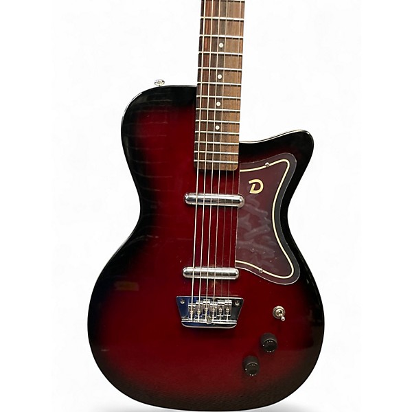 Used Danelectro Baritone Black Solid Body Electric Guitar