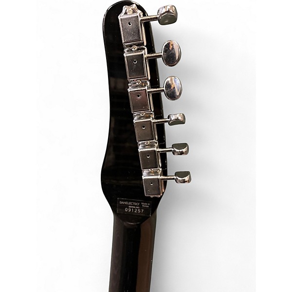 Used Danelectro Baritone Black Solid Body Electric Guitar