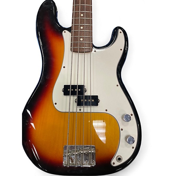 Used 2007 Fender Standard Precision Bass Brown Sunburst Electric Bass Guitar