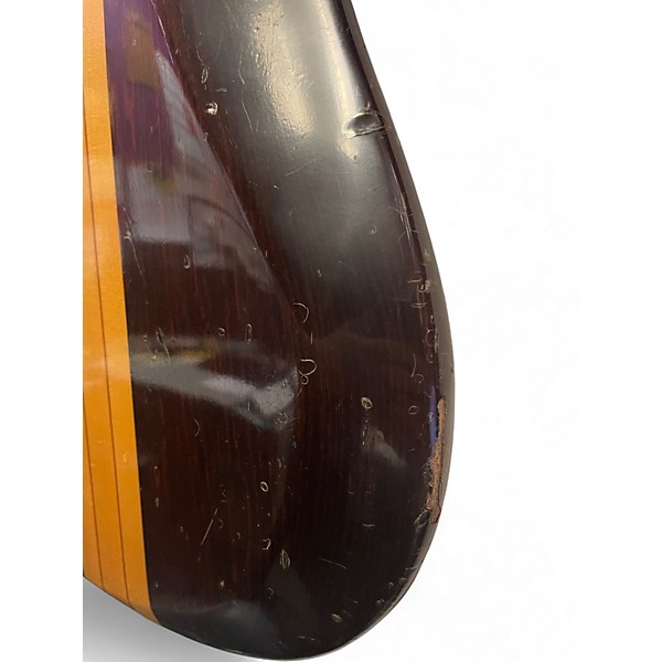 Used 1980s Ibanez Musician Dark Stain Electric Bass Guitar