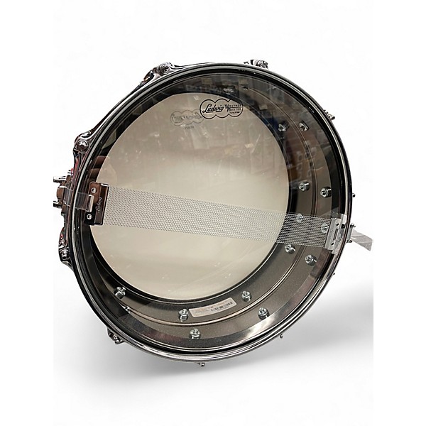 Used Ludwig 5X14 Black Beauty Snare black nickel Drum