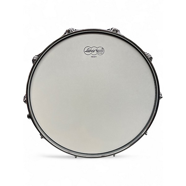 Used Ludwig 5X14 Black Beauty Snare black nickel Drum