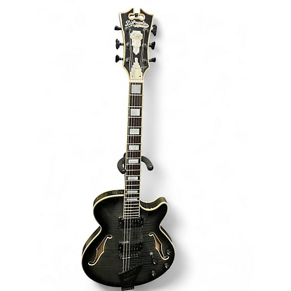 Used D'Angelico EX-SS Gray Black Hollow Body Electric Guitar