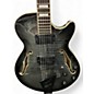 Used D'Angelico EX-SS Gray Black Hollow Body Electric Guitar