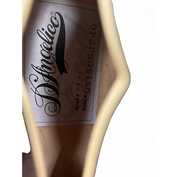 Used D'Angelico EX-SS Gray Black Hollow Body Electric Guitar