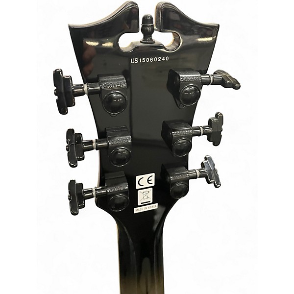 Used D'Angelico EX-SS Gray Black Hollow Body Electric Guitar