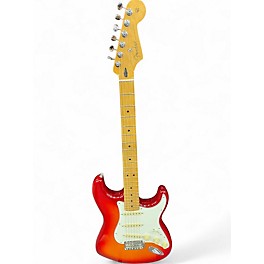Used Fender Player Stratocaster Aged Cherry Burst Solid Body Electric Guitar