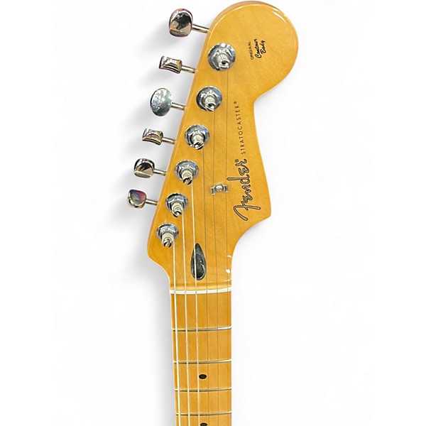 Used Fender Player Stratocaster Aged Cherry Burst Solid Body Electric Guitar