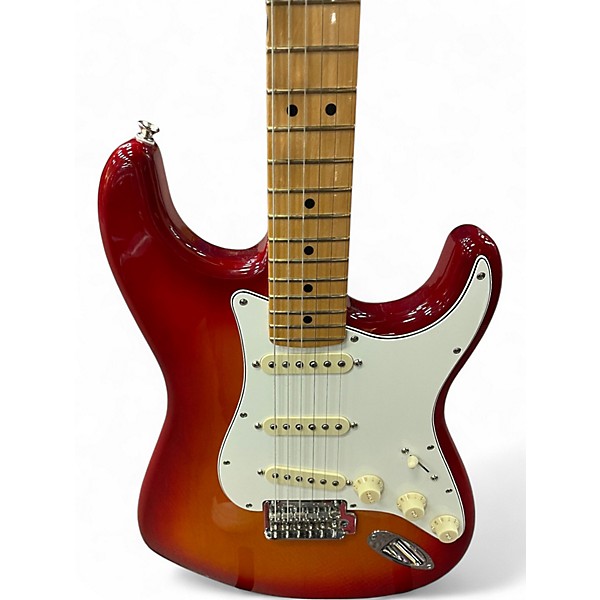 Used Fender Player Stratocaster Aged Cherry Burst Solid Body Electric Guitar