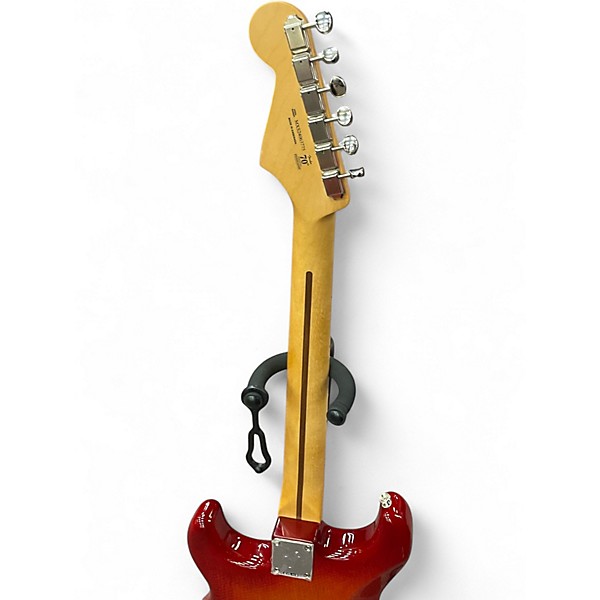 Used Fender Player Stratocaster Aged Cherry Burst Solid Body Electric Guitar