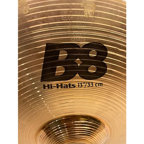 Used SABIAN 13in B8 Hi Hat Pair Cymbal